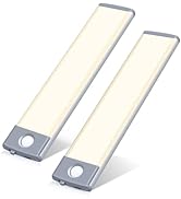 Led Under Cabinet Lighting Motion Sensor Under Counter Light with 1000mah Rechargeable Battery, 3...