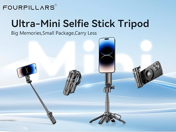 Mini Selfie Stick Tripod Magnetic Tripod Magnet Tripod Camera Tripod For Iphone Magsafe Tripod