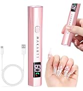 Makartt Handheld UV Nail Lamp - UV Light for Gel Nails with 3 Beads Portable JERTY LED Gel Light ...