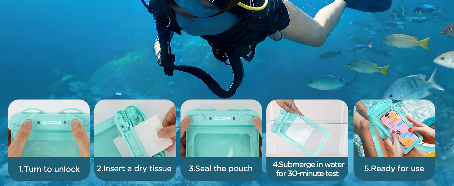 CACOE Waterproof Phone