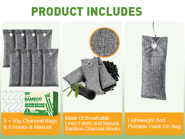 Bamboo charcoal bag