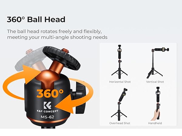 dji osmo pocket 3 tripod k&amp;f concept tripod