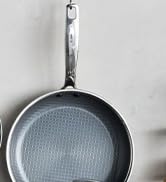 Blue Diamond Hybrid Nonstick Stainless Steel 12 Piece Cookware Set, Tri-Ply PFAS-Free Ceramic Dia...