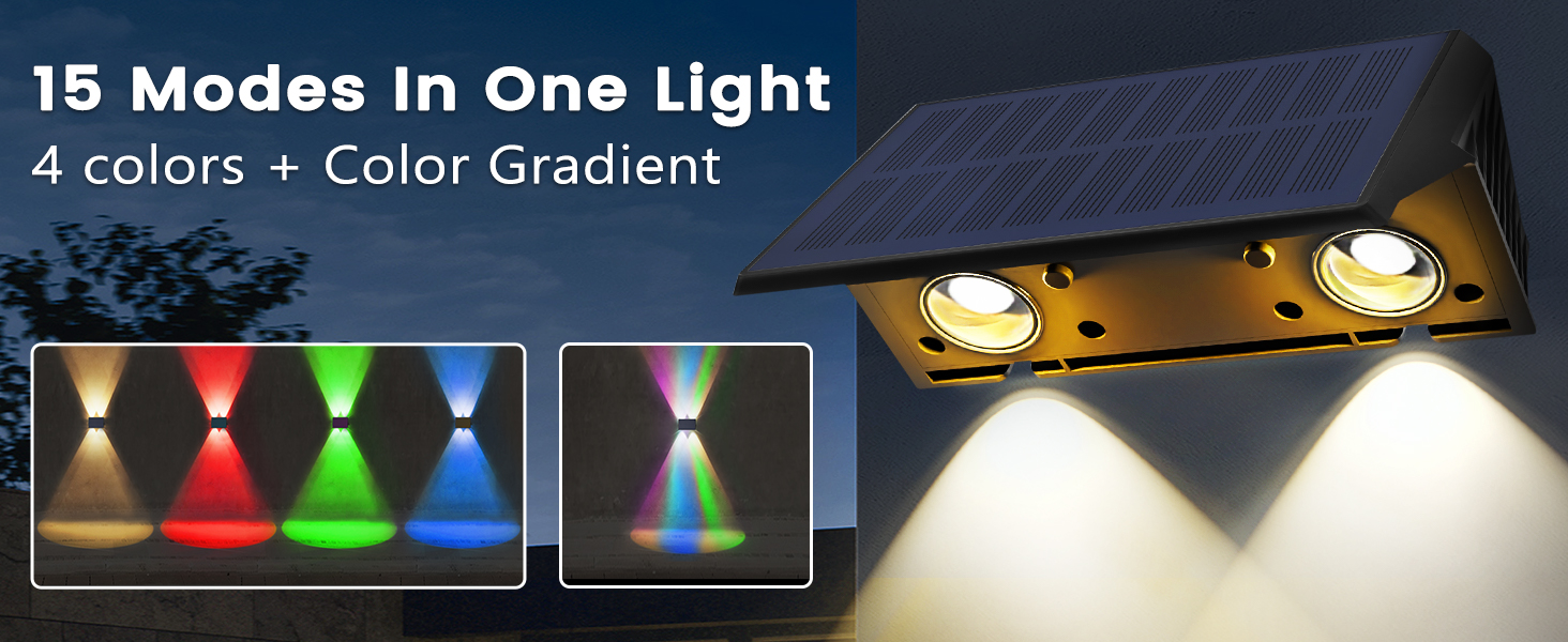IIRARA Solar Fence Lights
