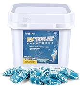 PAULINN Holding Tank Deodorizer RV Toilet Treatment Drop Ins (Pack of 50) | Septic Tank Safe, Bre...