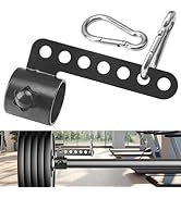 Belt Squat Bar Machine Attachment for 2 Inch Olympic Barbell Bar Land mine D Cable Compatible Wit...