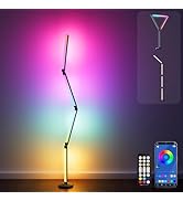Electight Corner Floor Lamp-2200 Lumen Smart Lamp with App and Remote Control, Lamp can be Folded...