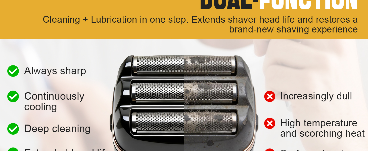 JAOJAO Shaver Cleaning Solution