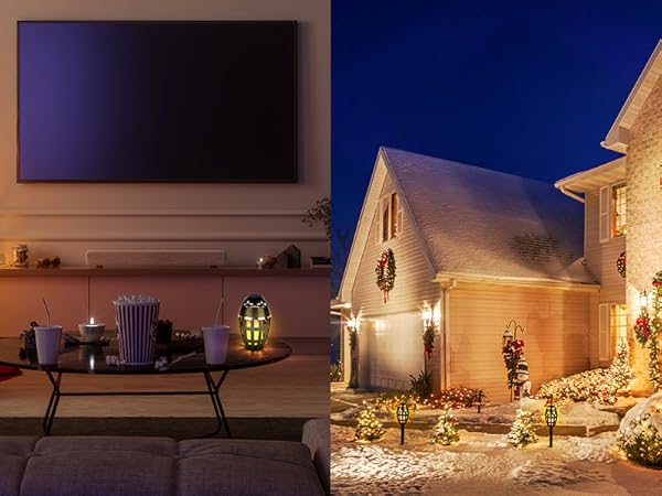 Outdoor Bluetooth Flame Speakers