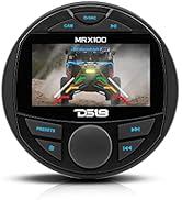 DS18 MRX100 Marine Boat Head Unit - 2 Zones, 4 Volts Output, RDS 4X40 Watts, TFT Video Screen, No...