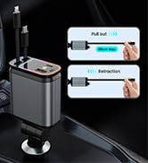 retractable charger for car