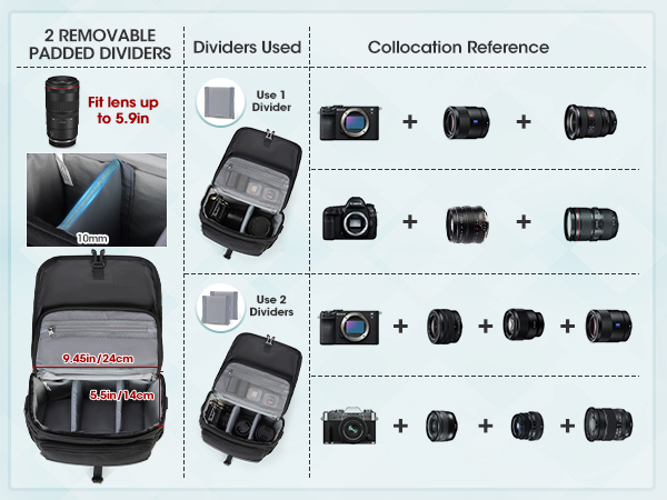 camera lens bag
