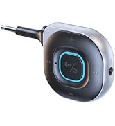 KAIY Bluetooth Adapter 5.3 Transmitter Receiver, Bluetooth AUX Adapter for Car Music/Handsfree Ca...