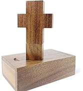 32GB 3.0 Wood USB Flash Drive with Box TATMOHIK Cross Shape USB Drive Gift Wooden Novelty Thumb D...