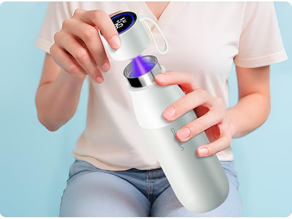 Self-Cleaning Smart Water Bottle