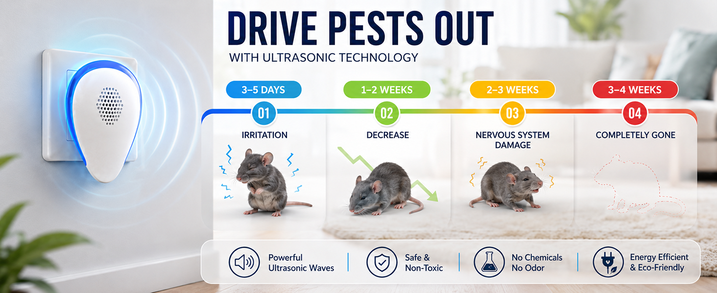 pest repellent ultrasonic plug in
