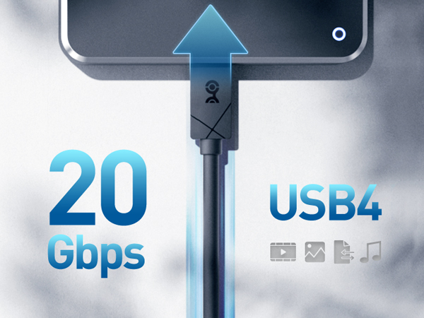 Blazing-fast 20Gbps Bandwidth