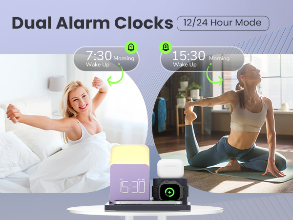 iphone and apple watch charging station