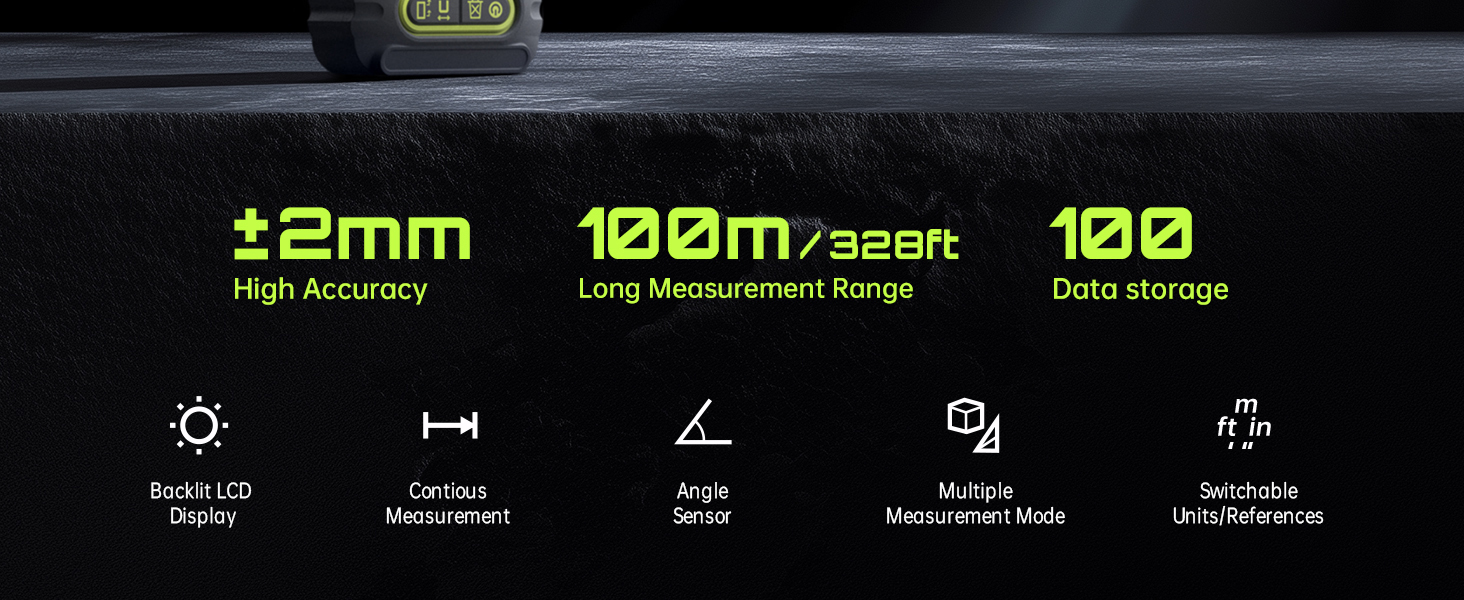 LG-ACC100 Laser Distance Meter
