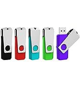 Aiibe 64GB Flash Drive 3.0 5 Pack 64GB USB 3.0 Thumb Drive USB Drive 64GB Jump Drive Memory Stick...