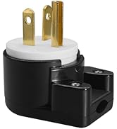 Strhowill Right Angle Nema 5-20P Plug - 20A Right Angle Power Plug 125V, UL Listed 90° 3-Prong Ma...