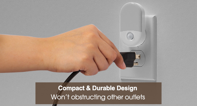 motion sensor night light plug in