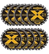 ANGELSWORD 7-1/4 Inch Circular Saw Blade for Framing, Fast Wood Cutting, 24T, 10 Pack