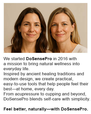 DoSensePro wellness health cupping therapy acupressure mat and pillow massage