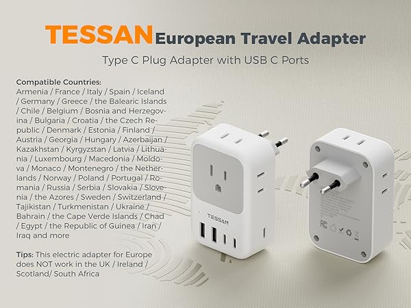 adapter for greece