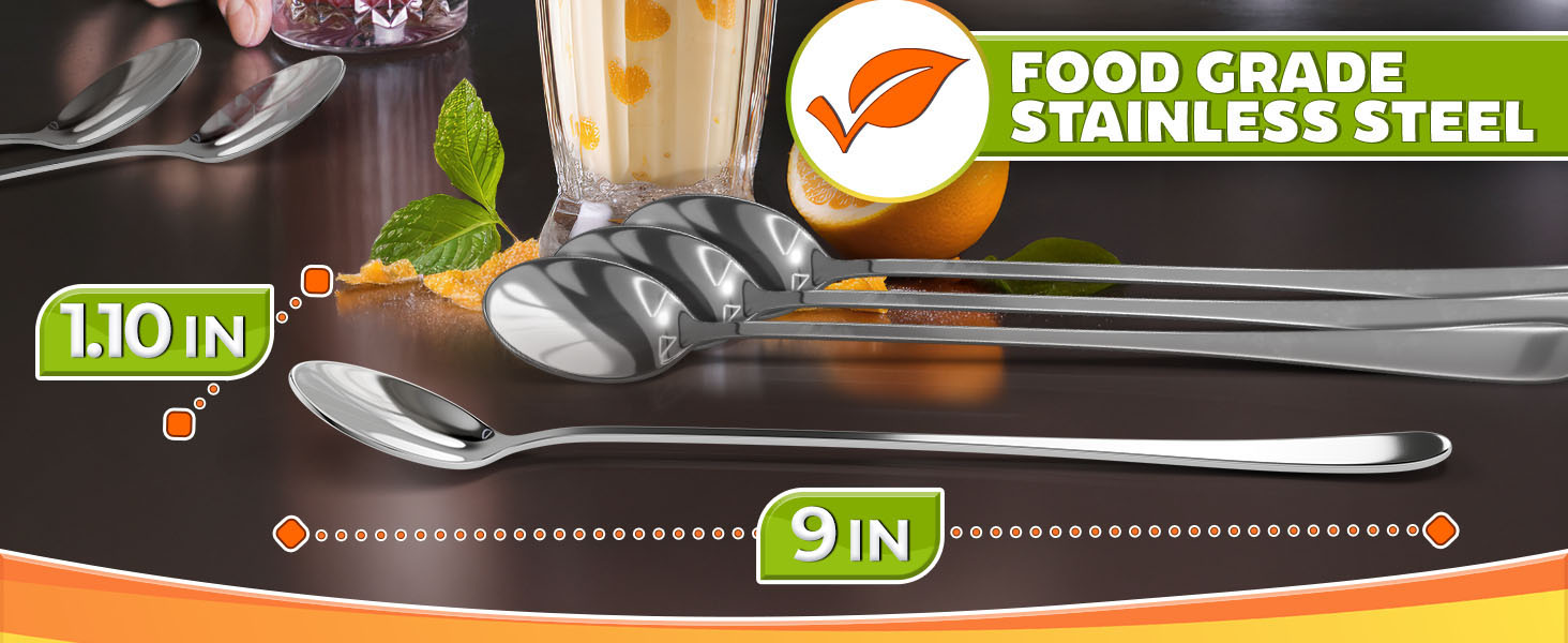 long handle teaspoon long handled spoon long spoons for eating stir spoons for coffee bar sppons