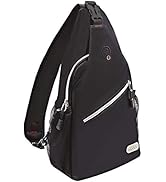 MOSISO Rope Sling Backpack (Up to 13 inch), Multipurpose Crossbody Chest One Shoulder Outdoor Tra...