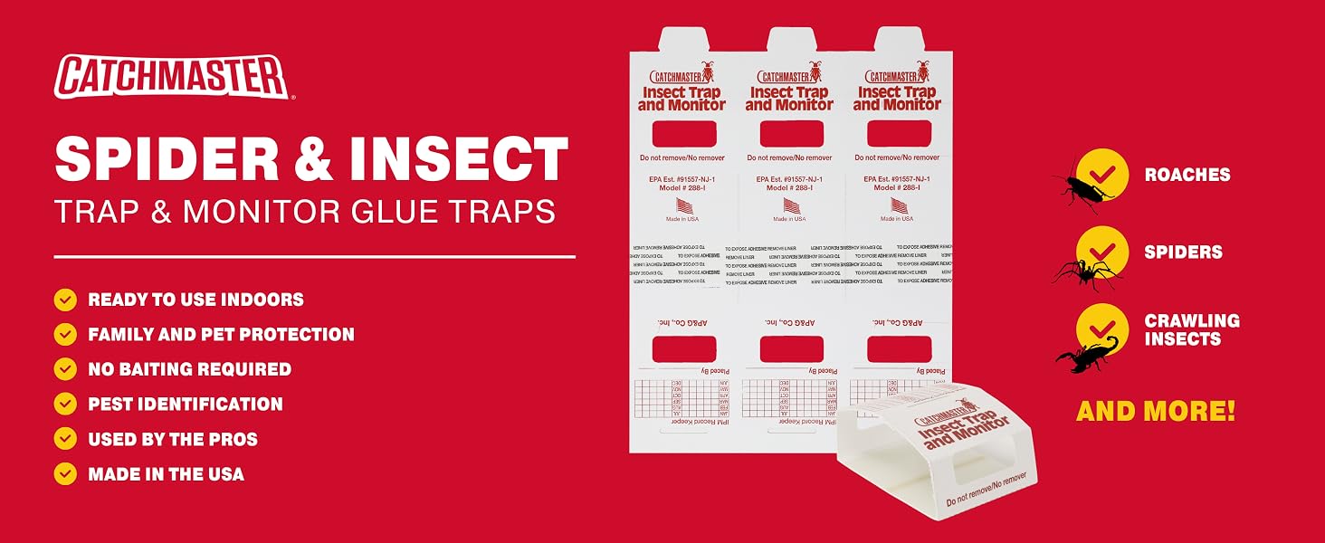 heavy duty spider centipede millipede roach cockroach insect glue trap