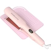 Flat Iron Hair Straightener – 1.7”Wide Ceramic Plate with Negative Ionic Technology, Digital Temp...