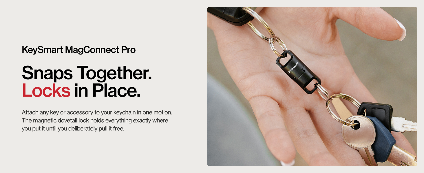 magnetic keychain key holder