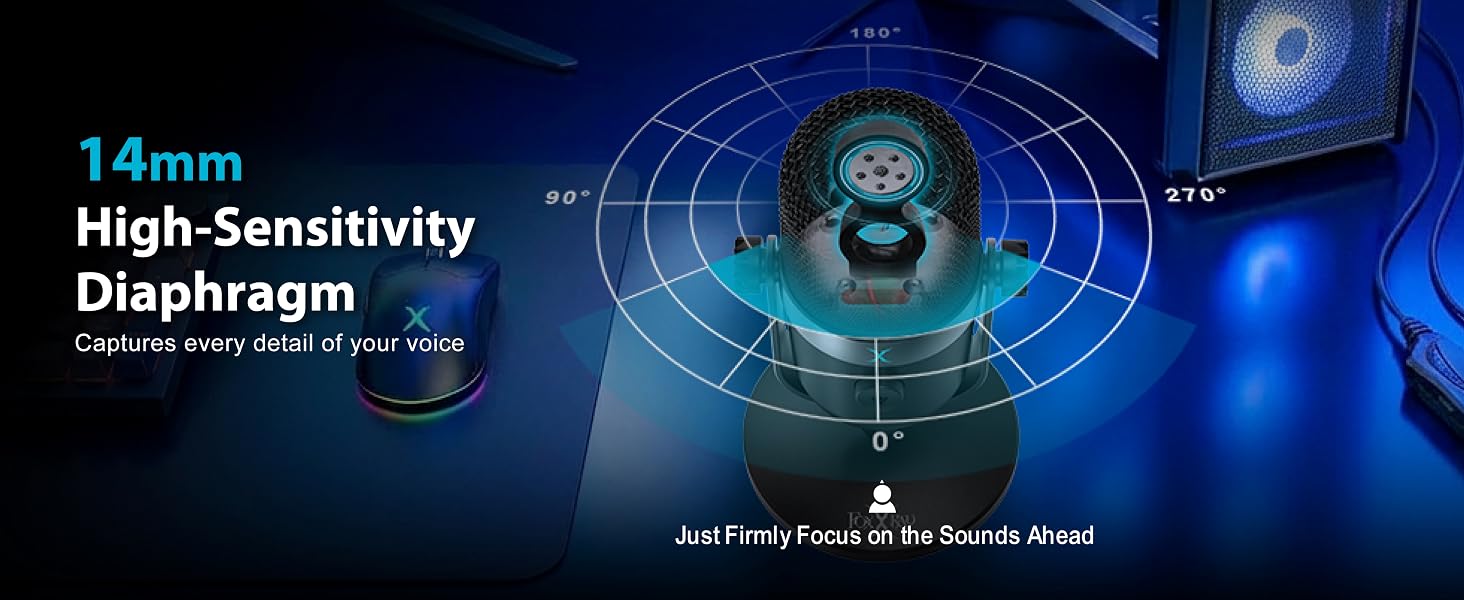 14mm high-sensitivity diaphragm