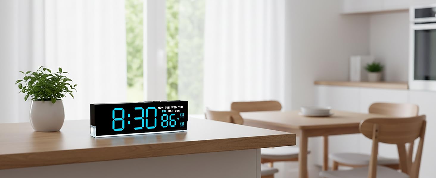 LED desk clock