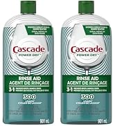Cascade Rinse Aid Platinum, Dishwasher Rinse Agent, Regular Scent, 30.5 Fl Oz (Pack of 2)