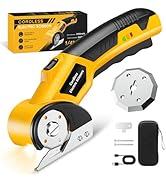 BaycoreX 3000mAh Cardboard Cutter Rechargeable Cordless Electric Scissors,Electric Box Cutters wi...