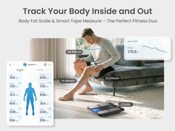body fat scale anf smart tape