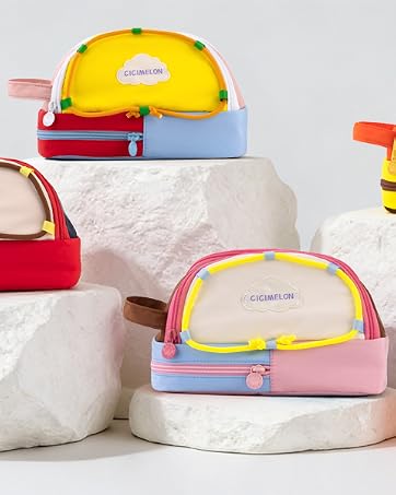 cute colorful school pencil case