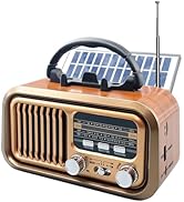Paeiope Portable Vintage Retro Radio AM FM with Excellent Reception, Transistor Shortwave Radio R...