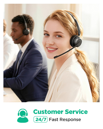 wireless headset with mic for work, bluetooth work headset with microphone for pc