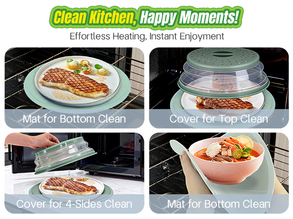 collapsible microwave splatter cover