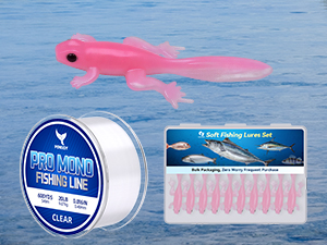 fishing line and lures