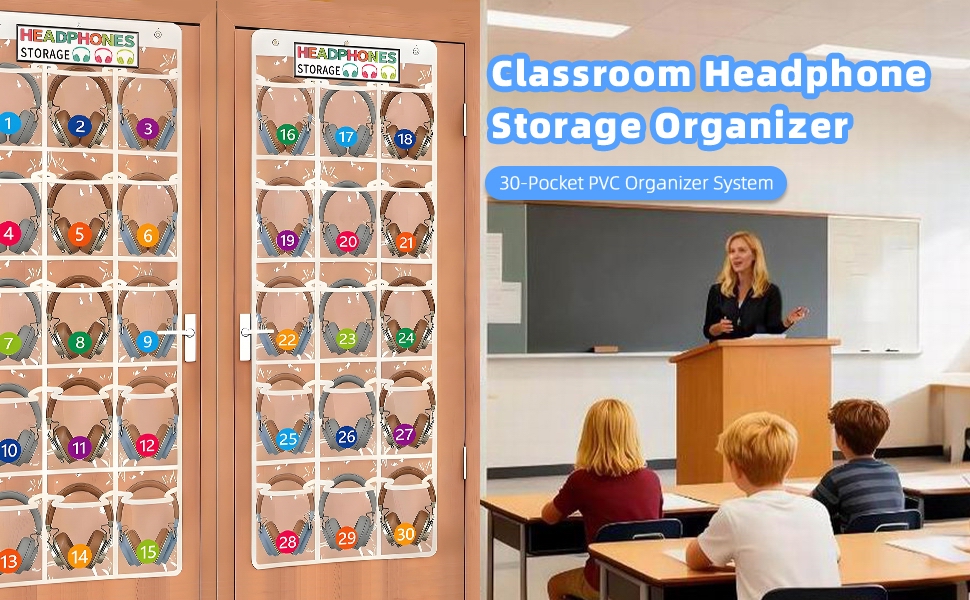 Classroom Headphone Storage