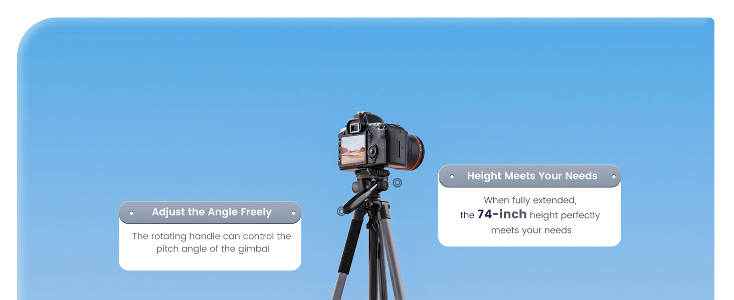 tripod character, 74 inch, aluminium alloy