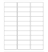 [500 Sheets] 1” X 2-5/8” Printable Address Labels 15000 Mailing Label for Envelopes 30-up Labels ...