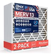 BNX TruFilter 20x20x4 (19 1/2’’ x 19 1/2’’ x 3 5/8‘’) MERV 13 Air Filter (SlimFit) (2-Pack) - MAD...