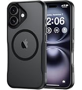 Diverbox for iPhone 16 Case,Compatible with MagSafe,Translucent Matte Shockproof Anti-Slip Anti-F...