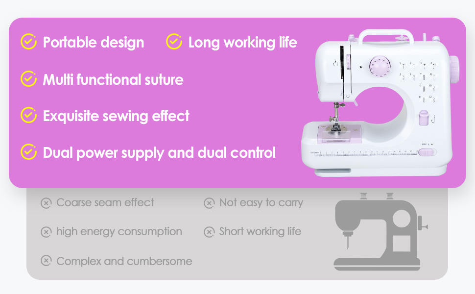 Household electric sewing machine